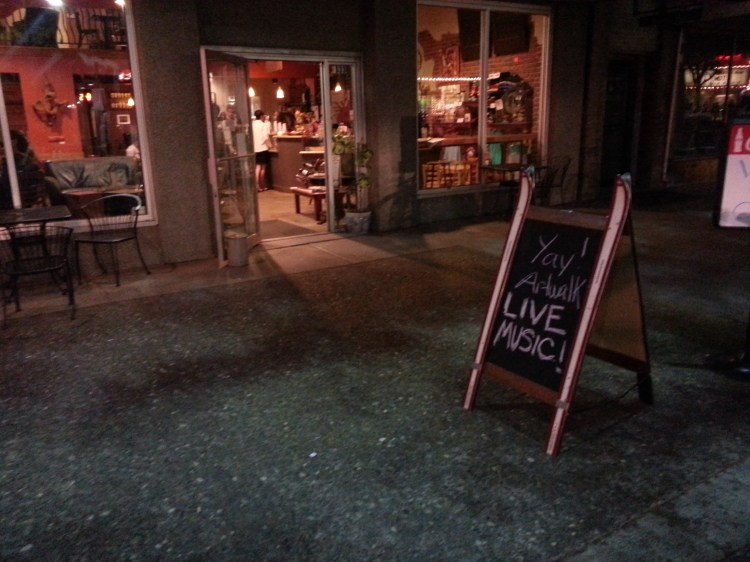 One World Cafe at closing time