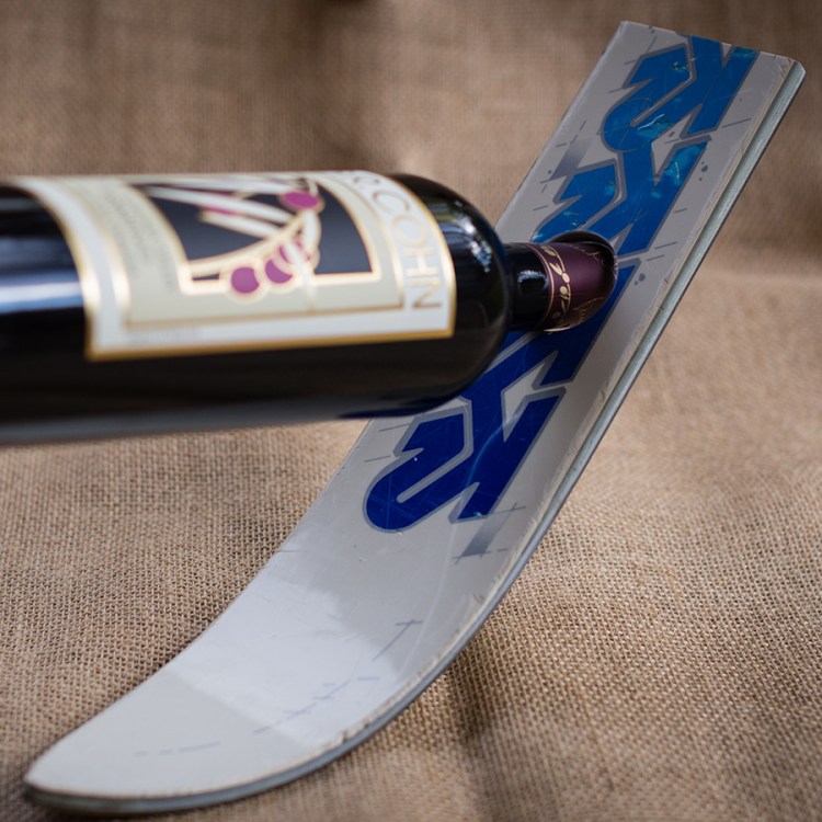 Ski Wine Holder